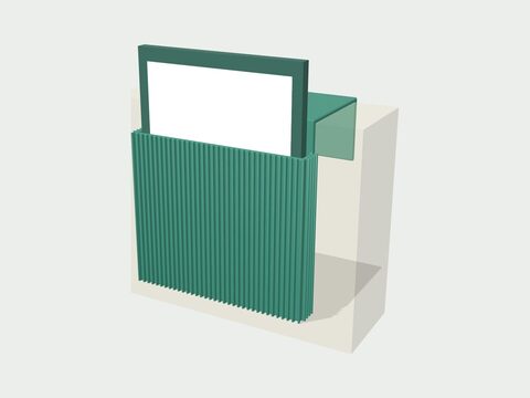 Deep bedside pocket holding an e-reader